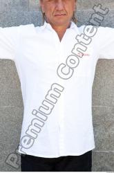 Underarm Man White Casual T shirt Average